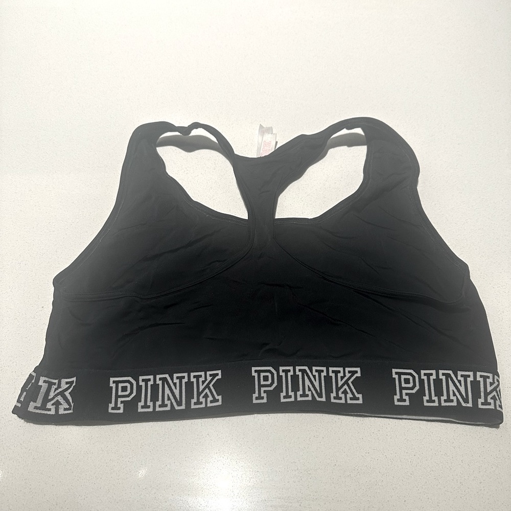 Victoria Secret Pink Logo Sports Bra